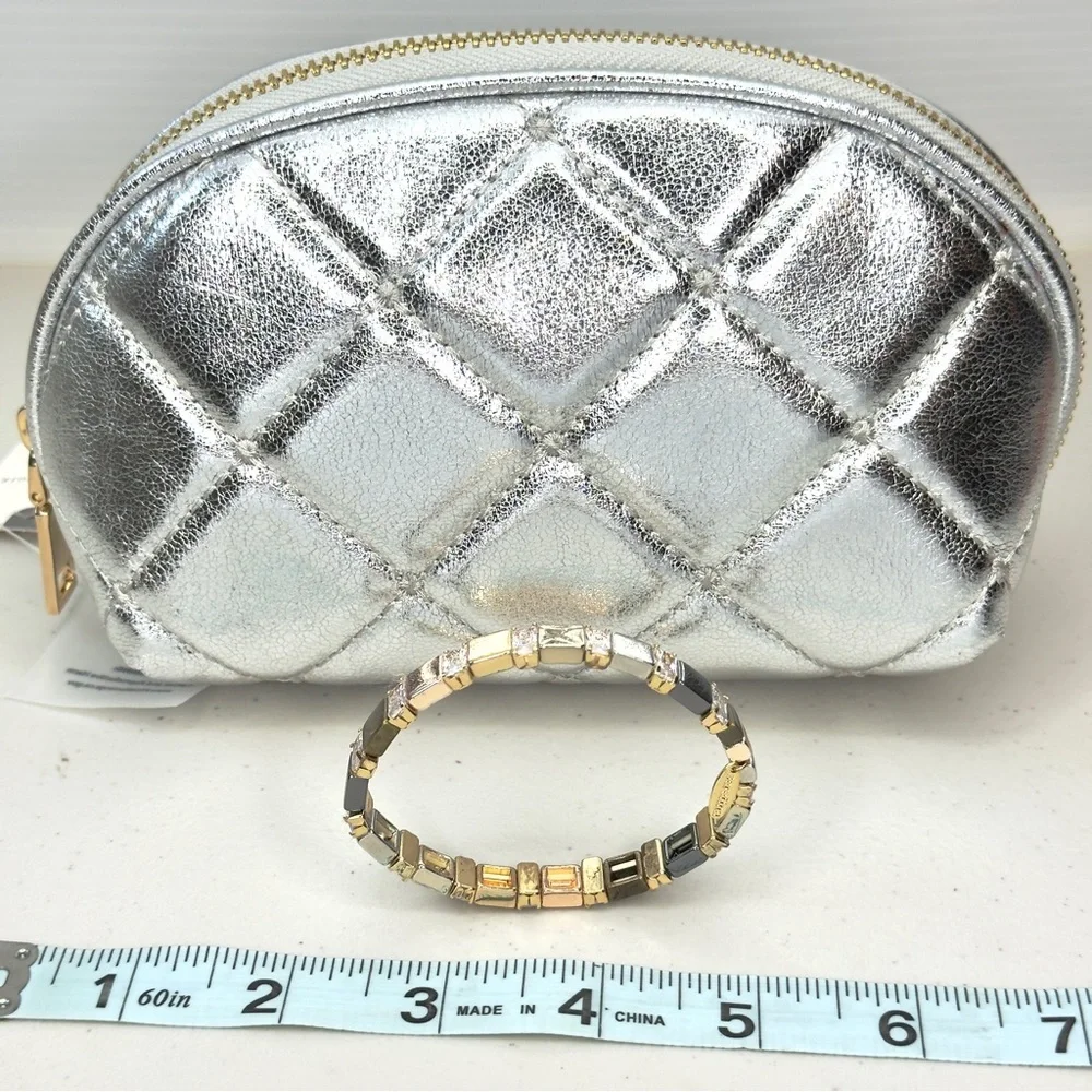 Anthropologie Bag + Anthropologie Bracelet + Carolina Herrera 212 VIP Rosé